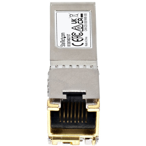 STARTECH HP 813874-B21 compatibel SFP+ Transceiver module - koper -10GBASE-T - MSA conform - RJ45 SFP+ module - 30m met CAT6a