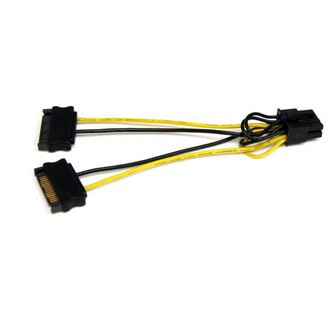 STARTECH 15cm SATA Voeding naar 8-pins PCI Express Videokaart Voeding Verloopkabel - Voedingskabel