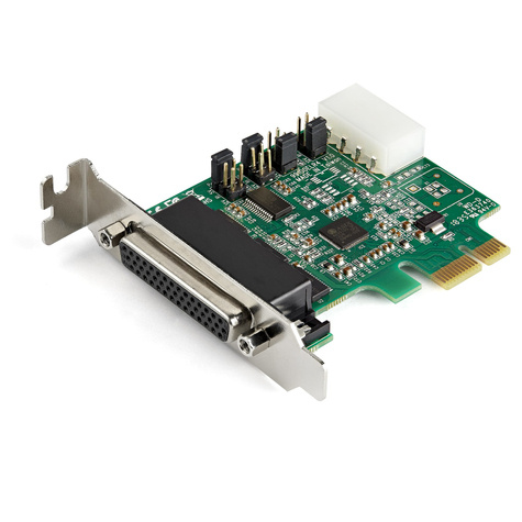 STARTECH 4 Port PCI Express RS232 Seriële Kaart, PCIe RS232 Serial Host Controller Kaart, PCIe naar Serial DB9 Adapter Kaart