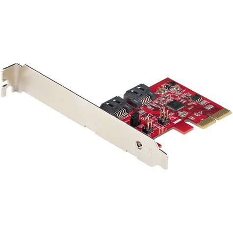 STARTECH SATA PCIe Kaart - 2 Port PCIe SATA Uitbreidingskaart - 6Gbps - Full/Low Profile - PCI Express naar SATA Adapter/Controller