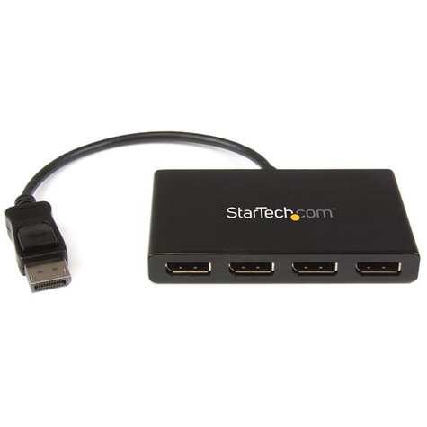 STARTECH STARTECH DisplayPort naar DisplayPort multi-monitor splitter - 4 poorts MST Hub - DisplayPort naar 4x DisplayPort - mDP 1.2 naar 4x DP - Videosplitter