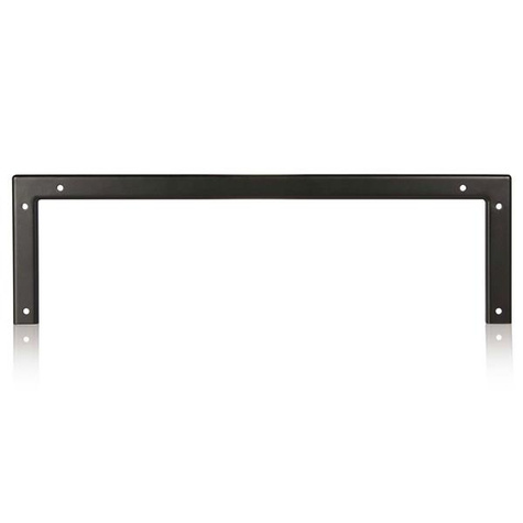 STARTECH 2U 19 inch Serverrack Staal Beugel Verticale Wandmontage - Bevestigingsbeugel - monteerbaar aan muur - zwart - 2U - 19" - voor P/N: SV831DUSBUK