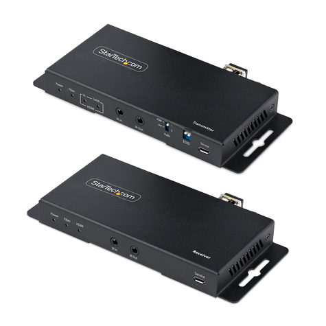 STARTECH STARTECH 4K HDMI over Fiber Extender Kit, 4K 60Hz up to 3300ft/1km (Single Mode) or 1000ft/300m (Multimode) LC Fiber Optic