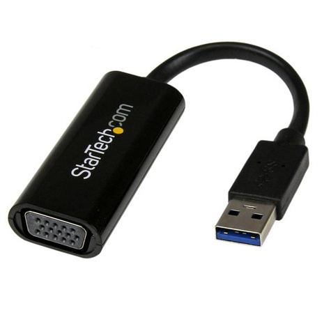 STARTECH STARTECH Slanke USB 3.0 naar VGA externe videokaartadapter voor meerdere schermen ? 1920x1200 / 1080p - Videoadapter - TAA Compliant