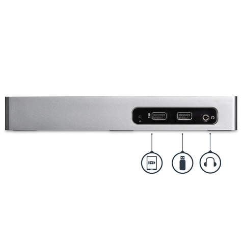 STARTECH USB 3.0 Docking Station - Dual Monitor Laptop Docking Station met HDMI  DVI/VGA Video