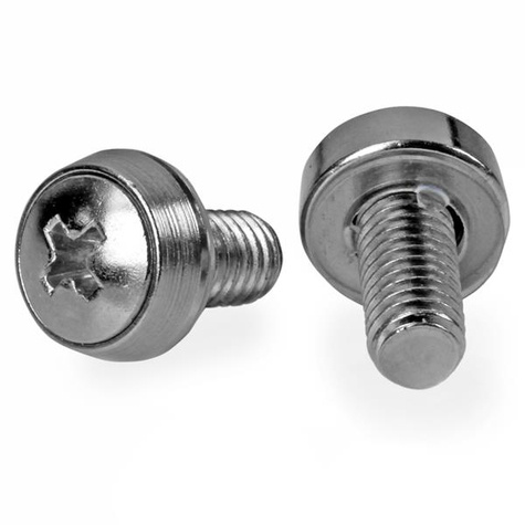 STARTECH STARTECH 12-24 Server Rack Screws - 50 pack - Nickel-plated - Schroeven voor rek - zilver - Amerikaanse overheid (pak van 50 stuks)
