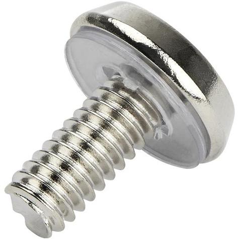 STARTECH 12-24 Server Rack Screws - 50 pack - Nickel-plated - Schroeven voor rek - zilver - Amerikaanse overheid (pak van 50 stuks)