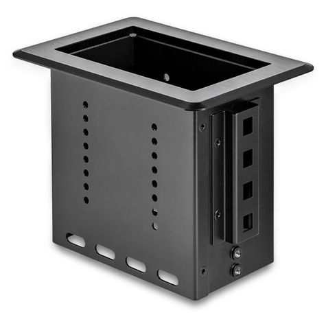 STARTECH STARTECH Single-Module Conference Table Connectivity Box-Customizable - Bevestigingsplaat - zwart