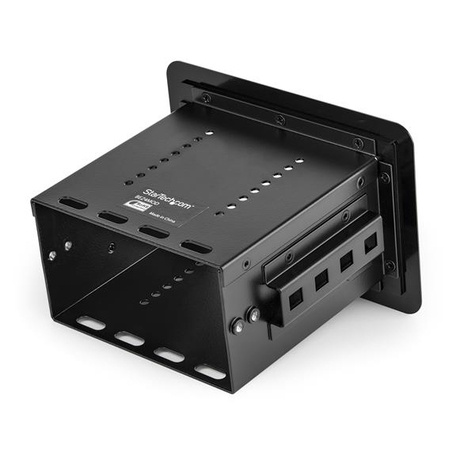 STARTECH Single-Module Conference Table Connectivity Box-Customizable - Bevestigingsplaat - zwart
