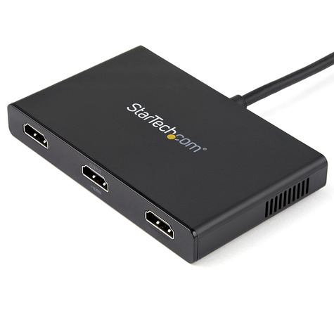 STARTECH MST Hub - Mini DisplayPort naar 3x HDMI - Multi Stream Transport Hub - mDP 1.2 naar HDMI - Video/audiosplitser - 3 x HDMI - desktop - AC 100/240 V