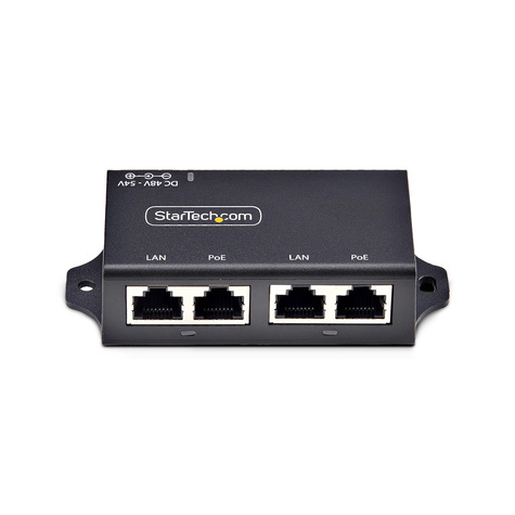 STARTECH 2-Port Multi-Gigabit PoE/PoE++Injector
