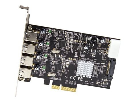 STARTECH 4-Port USB PCIe Card - 10