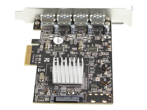 STARTECH 4-Port USB PCIe Card - 10