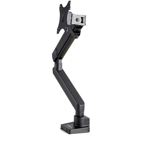 STARTECH STARTECH Desk Mount Monitor Arm with 2x USB 3.0 ports, Slim Full Motion Adjustable Single Monitor VESA Mount up to 17.6lbs (8kg) Display