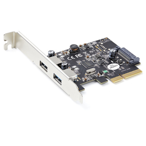 STARTECH STARTECH 2-Port USB PCIe Kaart met 10Gbps/poort - USB 3.1/3.2 Gen 2 Type-A PCI Express 3.0 x2 Host Controller Kaart