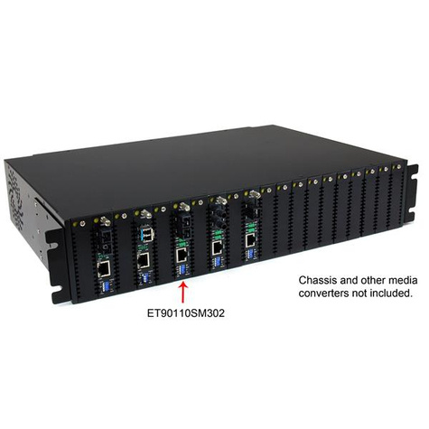STARTECH Ethernet to SC SM Fiber Media Converter