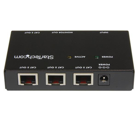 STARTECH 4 Port VGA Video Extender over Cat 5