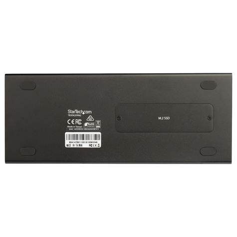 STARTECH Dual 4K Thunderbolt 3 dock - 85W PD - SD 4.0 kaartlezer - PCIe M.2 - 3x USB poorten - laptop docking station - TB 3 naar DP