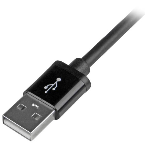 STARTECH 2 m lange zwarte Apple 8-polige Lightning-connector naar USB-kabel voor iPhone / iPod / iPad - Lightning-kabel