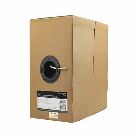 STARTECH STARTECH 1000 ft Bulk Roll of Gray CMR Cat6 Solid UTP Riser Cable - Cat 6 Riser Cable - Cat.6 CMR Ethernet Cable