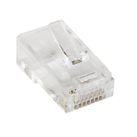 STARTECH STARTECH Cat5e RJ45 gevlochten modulaire stekkerconnector - verpakking met 50 stuks - Netwerkconnector - RJ-45 (M) - CAT 5e (pak van 50)