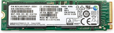 HP HP SSD - 1 TB - intern - M.2 2280 - PCIe 4.0 x4 (NVMe) - voor HP Z1 G8, Z1 G9, Elite 600 G9, 800 G9, EliteOne 800 G8, Pro 260 G9, 400 G9, ProDesk 405 G8