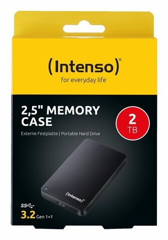 INTENSO HDD Memory Case USB 3.0 2 TB schwarz