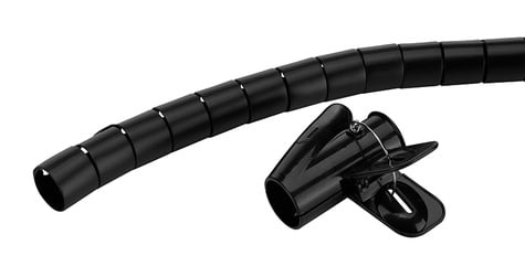 Neomounts Spiral Cable Wrap oe25 mm. multiple cables black