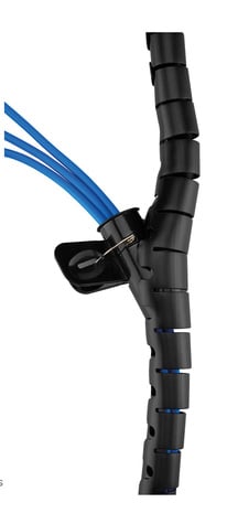 Neomounts Spiral Cable Wrap oe25 mm. multiple cables black