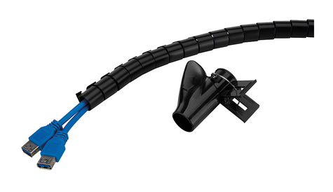 Neomounts Neomounts Spiral Cable Wrap oe20 mm. multiple cables black