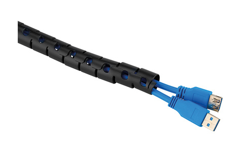 Neomounts Spiral Cable Wrap oe20 mm. multiple cables black