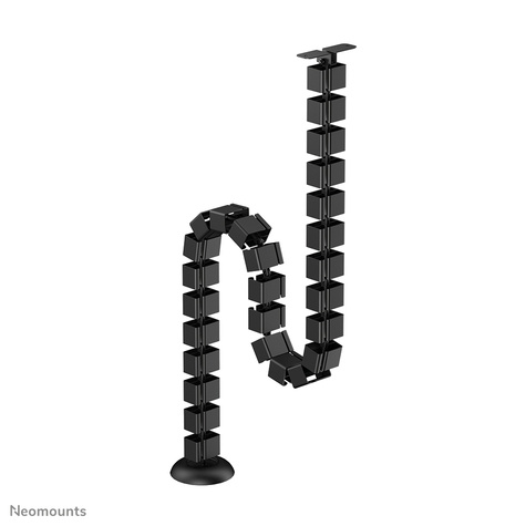Neomounts Cable Spine Organizer for sit/stand desk frames screw mounted black