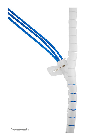 Neomounts Spiral Cable Wrap oe25 mm. multiple cables white