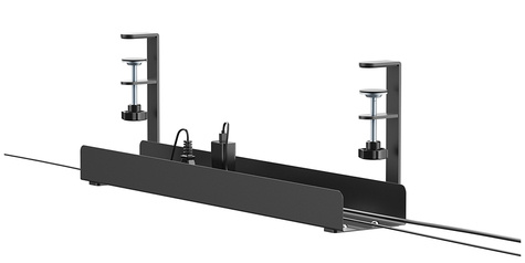 Neomounts Cable Management Tray max 5 kg. clamp-on design universalblack