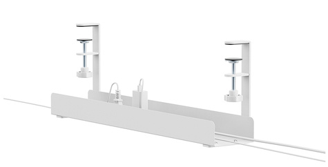 Neomounts Cable Management Tray max 5 kg. clamp-on design universalwhite