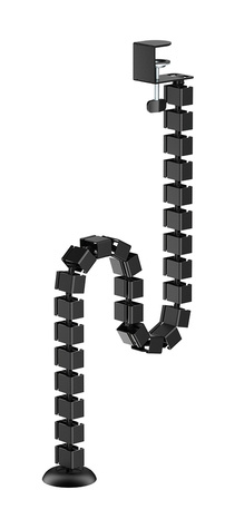 Neomounts Cable Spine Organizer for sit/stand desk frames clamp mounted black