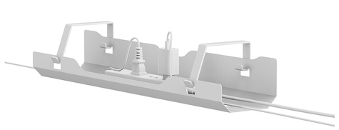 Neomounts Cable Management Tray max 5 kg. screw mounted universal white