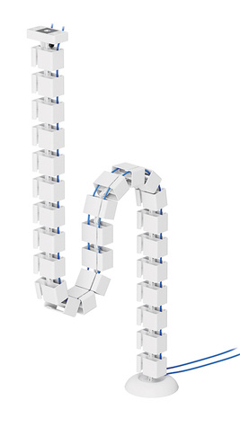 Neomounts Neomounts Cable Spine Organizer for sit/stand desk frames magnet mounted white