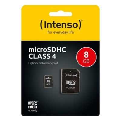 INTENSO INTENSO flash memory card - 8 GB - SDHC
