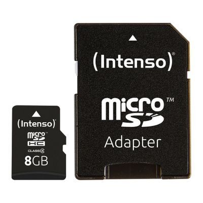INTENSO flash memory card - 8 GB - SDHC