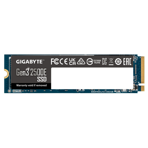Gigabyte SSD Gen3 2500E - 1 TB - M.2 2280 - PCIe 3.0 x4 NVMe