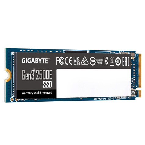 Gigabyte SSD Gen3 2500E - 1 TB - M.2 2280 - PCIe 3.0 x4 NVMe