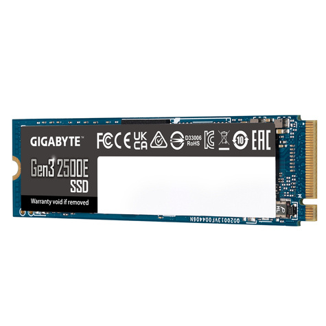 Gigabyte SSD Gen3 2500E - 1 TB - M.2 2280 - PCIe 3.0 x4 NVMe