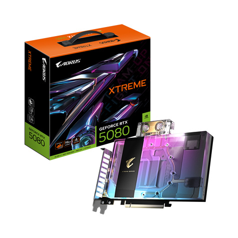 Gigabyte Gigabyte 5080 RTX AORUS XTREME WATERFORCE WB 16GB/3xDP/