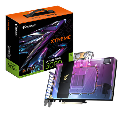 Gigabyte Gigabyte AORUS GeForce RTX 5090 XTREME WATERFORCE WB 32G - OC Edition - graphics card - GeForce RTX 5090 - 32 GB