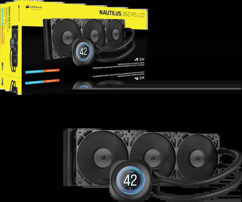 Corsair NAUTILUS 360 LCD 360mm Radiator Liquid CPU Cooler