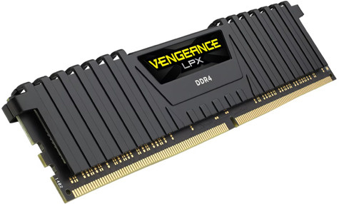 Corsair DDR4  16GB PC 3200 CL16 VENGEANCE LPX black retail