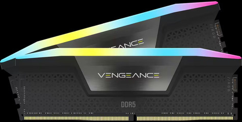 Corsair Vengeance RGB - DDR5 - kit - 64 GB: 2 x 32 GB - DIMM 288-pin / PC5-48000 - unbuffered
