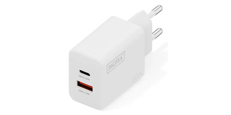 DIGITUS DA-10301 oplader voor mobiele apparatuur Universeel Wit AC Snel opladen Binnen