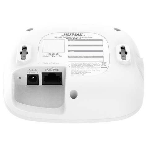 Netgear 1PT AX1800 WIFI 6 2+2 STANDALONE AP